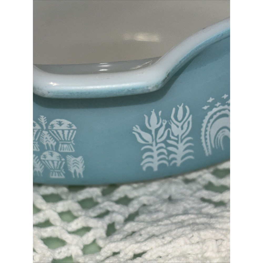 Pyrex Butterprint Casserole Set 471-475 w/Lids 1959-1968 - Picture 7 of 13